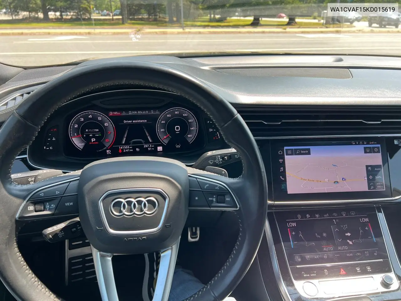2019 Audi Q8 Prestige VIN: WA1CVAF15KD015619 Lot: 61385145