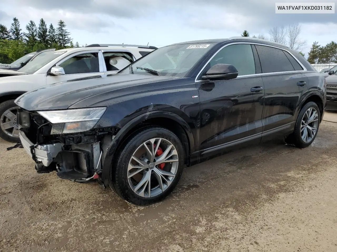 2019 Audi Q8 Prestige S-Line VIN: WA1FVAF1XKD031182 Lot: 61795215