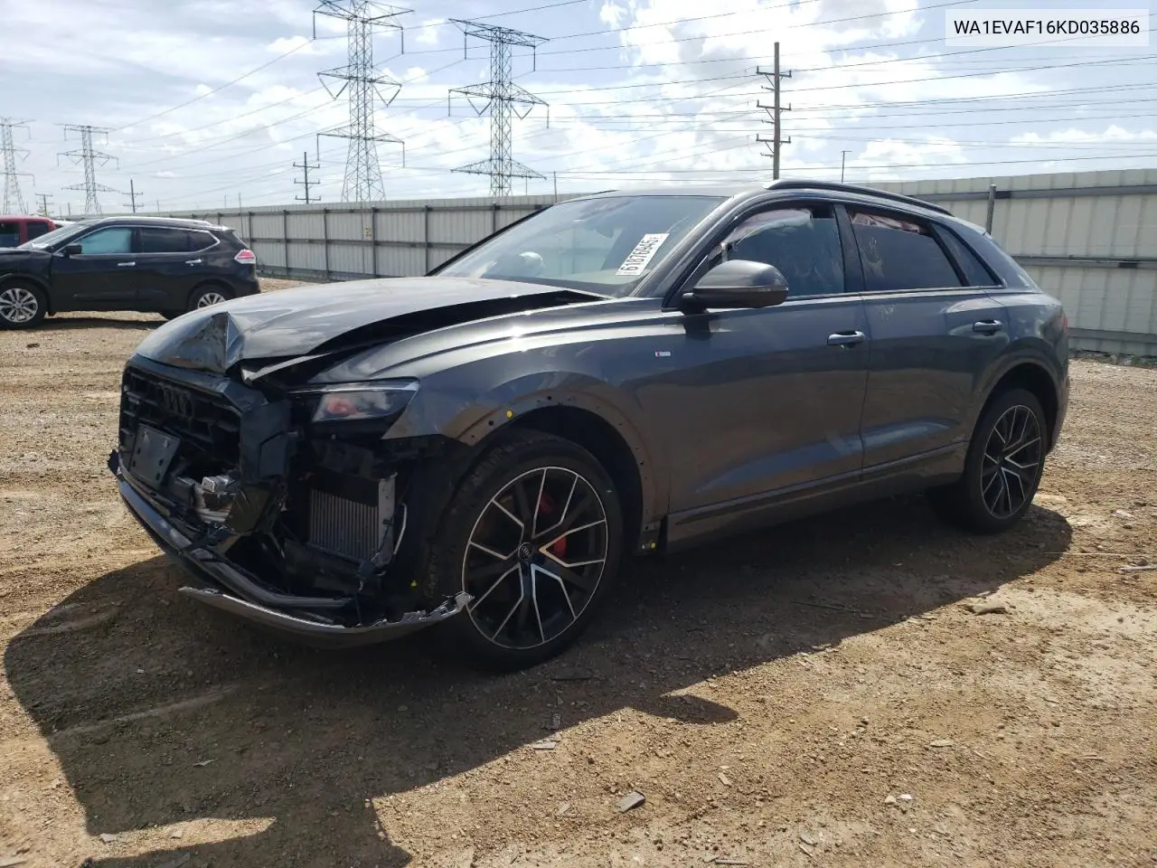 2019 Audi Q8 Premium Plus S-Line VIN: WA1EVAF16KD035886 Lot: 61876945