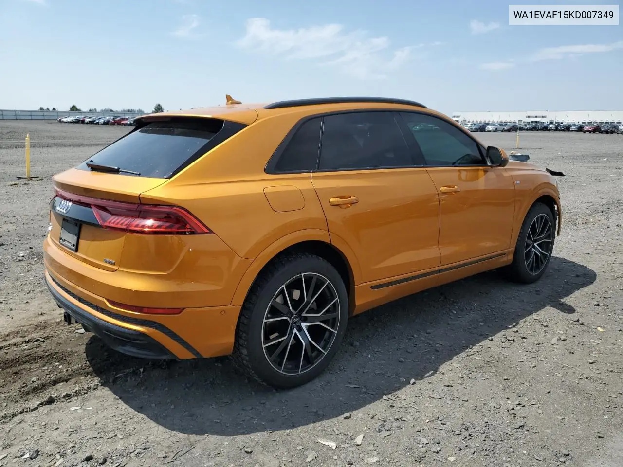 2019 Audi Q8 Premium Plus S-Line VIN: WA1EVAF15KD007349 Lot: 62086555