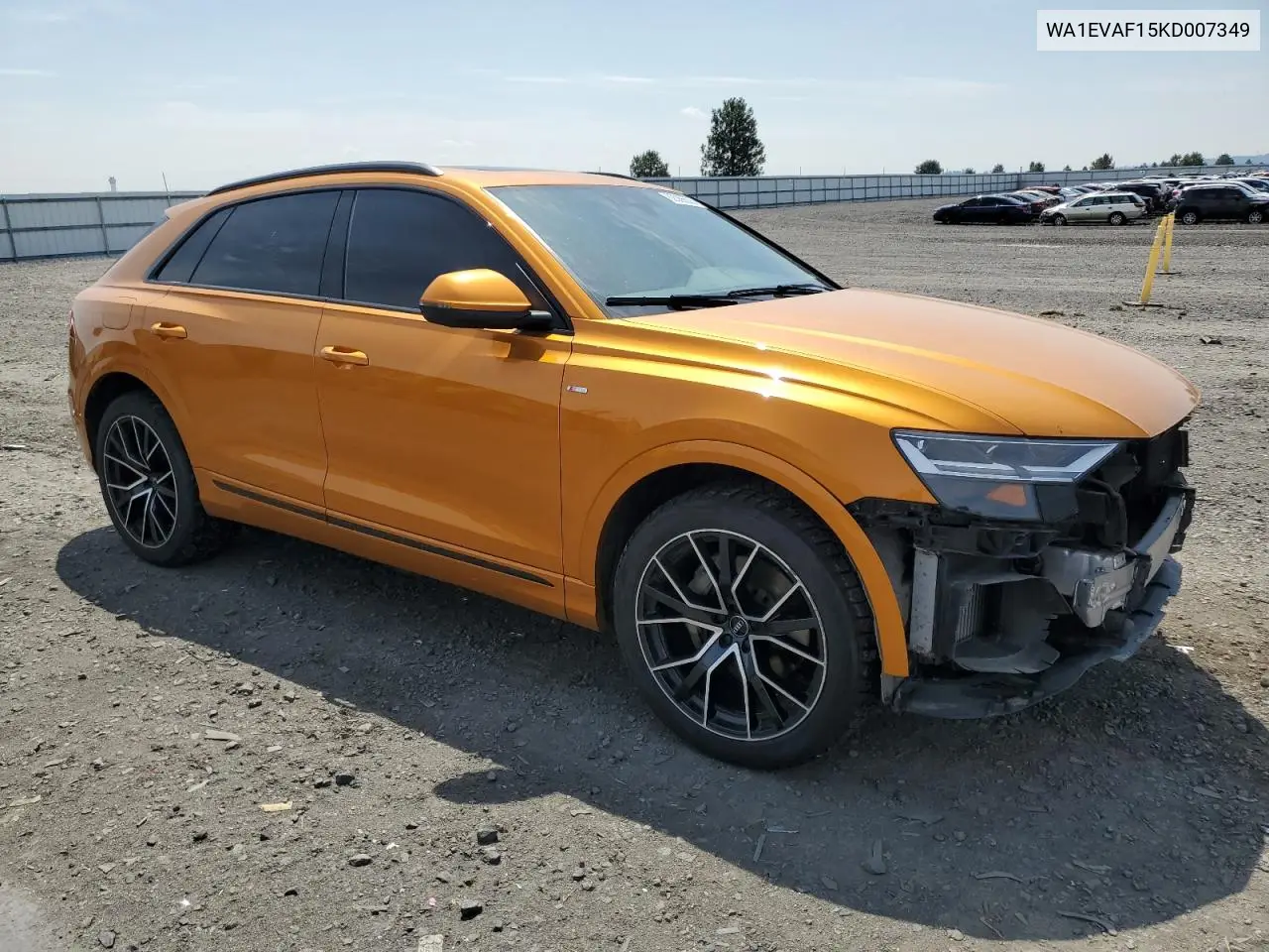 2019 Audi Q8 Premium Plus S-Line VIN: WA1EVAF15KD007349 Lot: 62086555