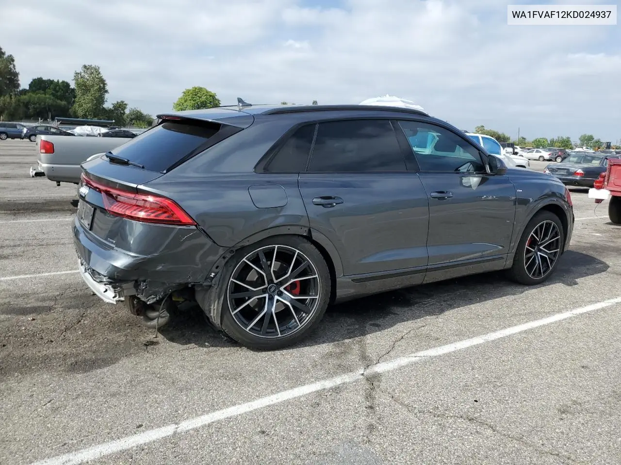2019 Audi Q8 Prestige S-Line VIN: WA1FVAF12KD024937 Lot: 62110755