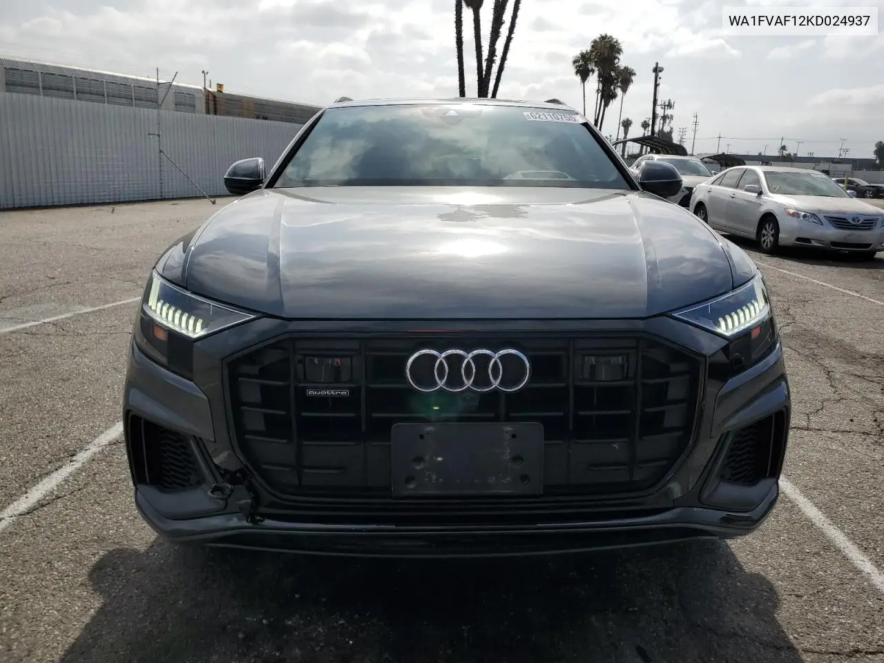 2019 Audi Q8 Prestige S-Line VIN: WA1FVAF12KD024937 Lot: 62110755