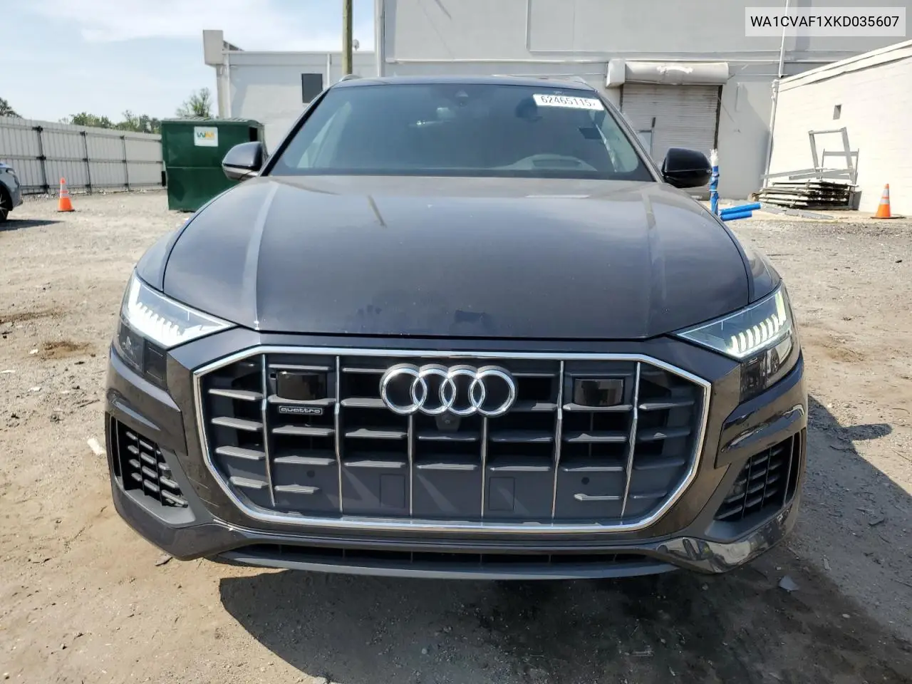 2019 Audi Q8 Prestige VIN: WA1CVAF1XKD035607 Lot: 62465115