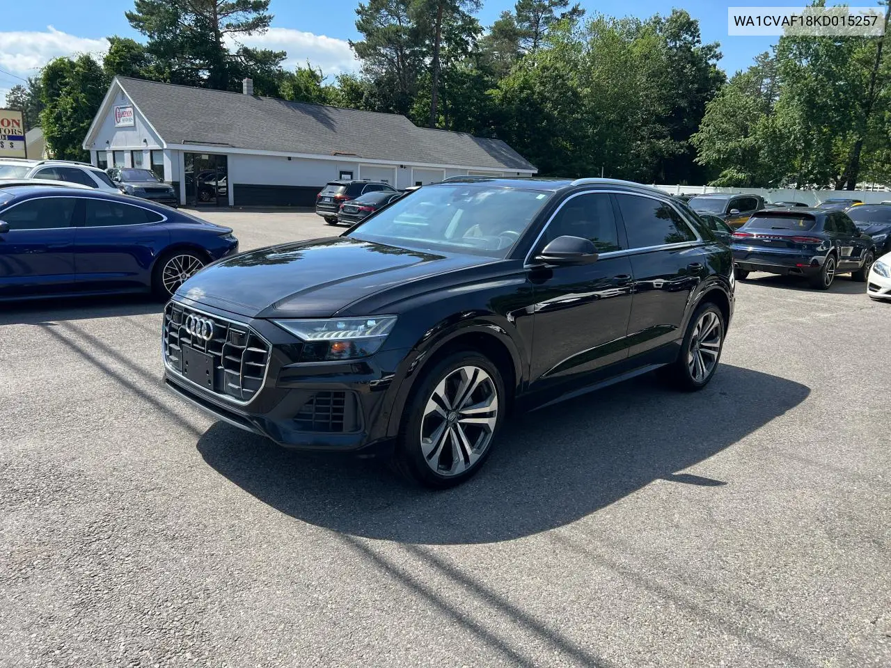 2019 Audi Q8 Prestige VIN: WA1CVAF18KD015257 Lot: 62784175
