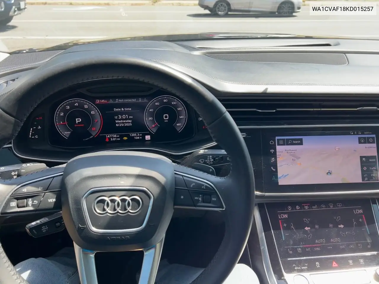 2019 Audi Q8 Prestige VIN: WA1CVAF18KD015257 Lot: 62784175