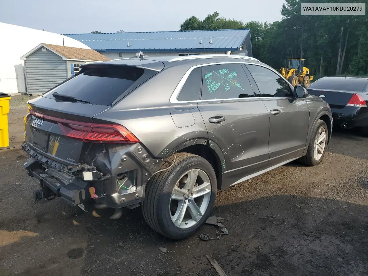2019 Audi Q8 Premium VIN: WA1AVAF10KD020279 Lot: 63042205