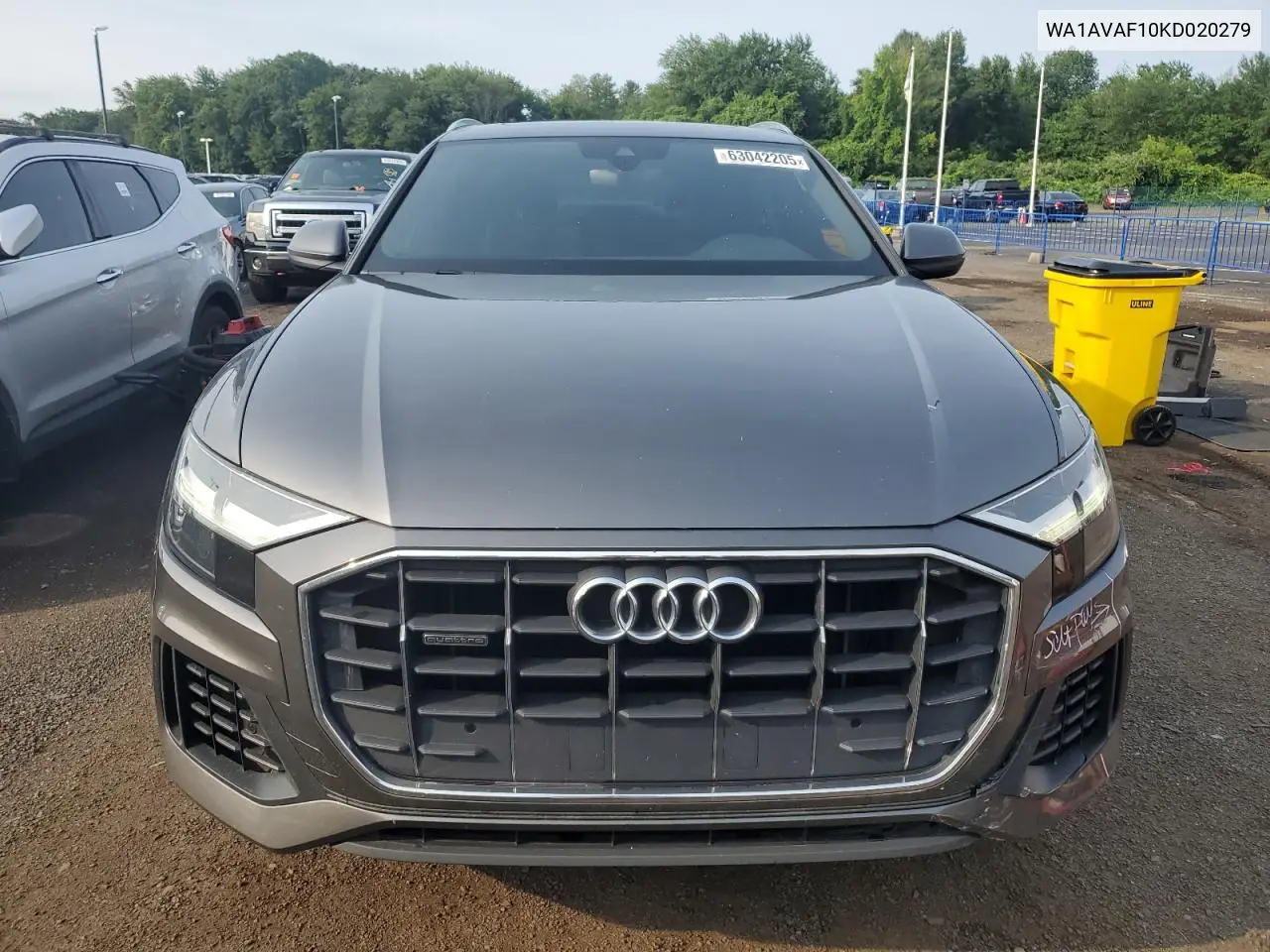 2019 Audi Q8 Premium VIN: WA1AVAF10KD020279 Lot: 63042205