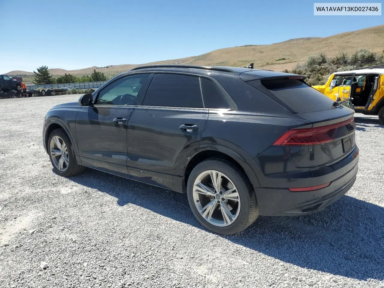 2019 Audi Q8 Premium VIN: WA1AVAF13KD027436 Lot: 64143025