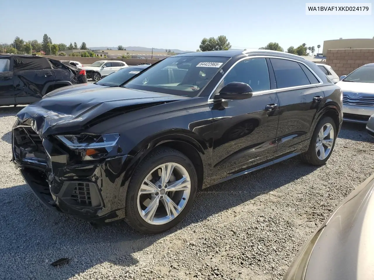 2019 Audi Q8 Premium Plus VIN: WA1BVAF1XKD024179 Lot: 64422965
