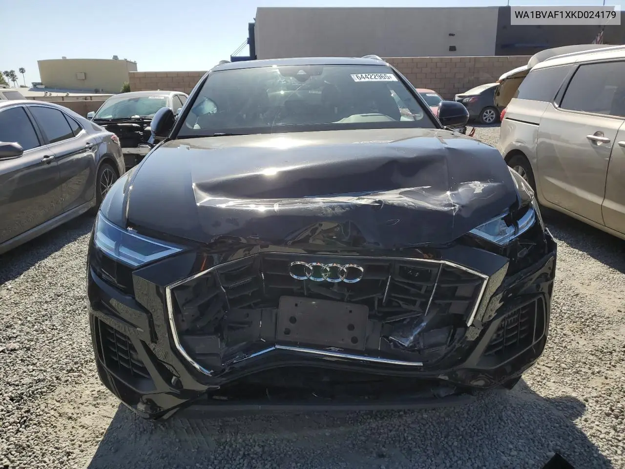 2019 Audi Q8 Premium Plus VIN: WA1BVAF1XKD024179 Lot: 64422965