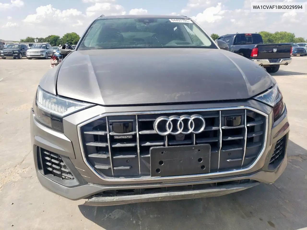 2019 Audi Q8 Prestige VIN: WA1CVAF18KD029594 Lot: 64497105