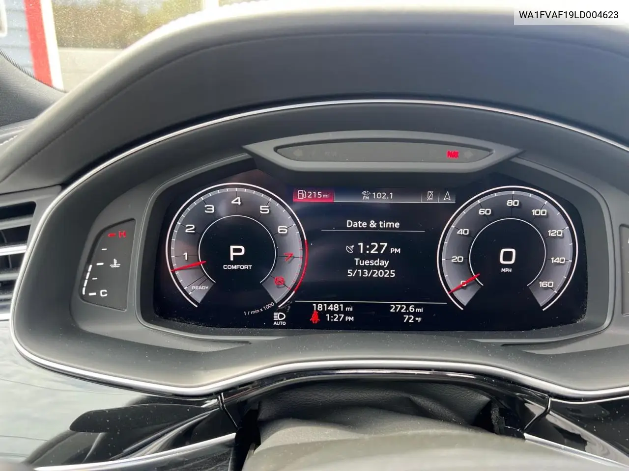 2020 Audi Q8 Prestige S-Line VIN: WA1FVAF19LD004623 Lot: 57184035