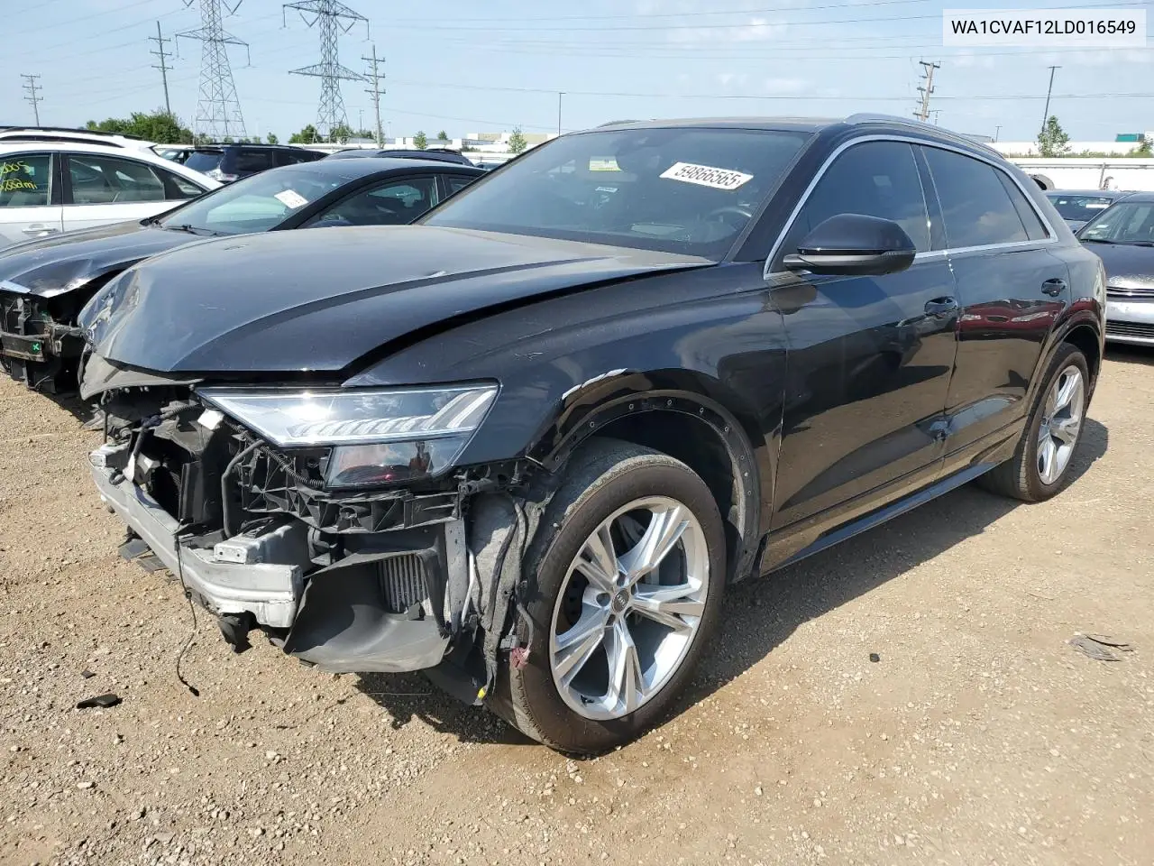 2020 Audi Q8 Prestige VIN: WA1CVAF12LD016549 Lot: 59866565