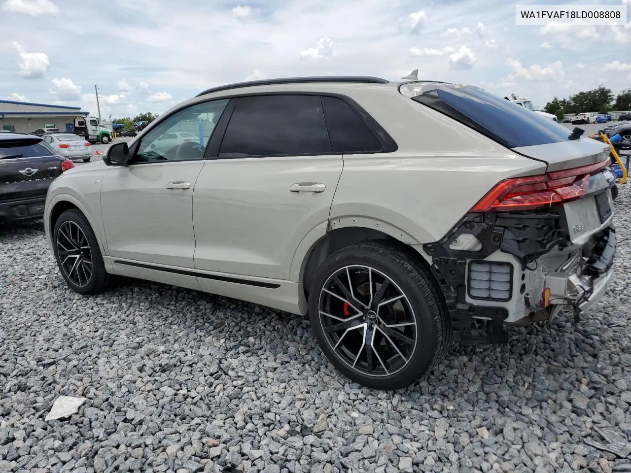 2020 Audi Q8 Prestige S-Line VIN: WA1FVAF18LD008808 Lot: 60989585