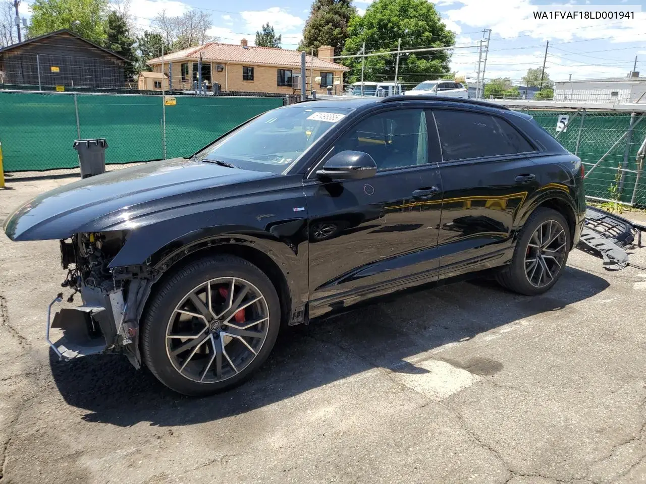2020 Audi Q8 Prestige S-Line VIN: WA1FVAF18LD001941 Lot: 61498385