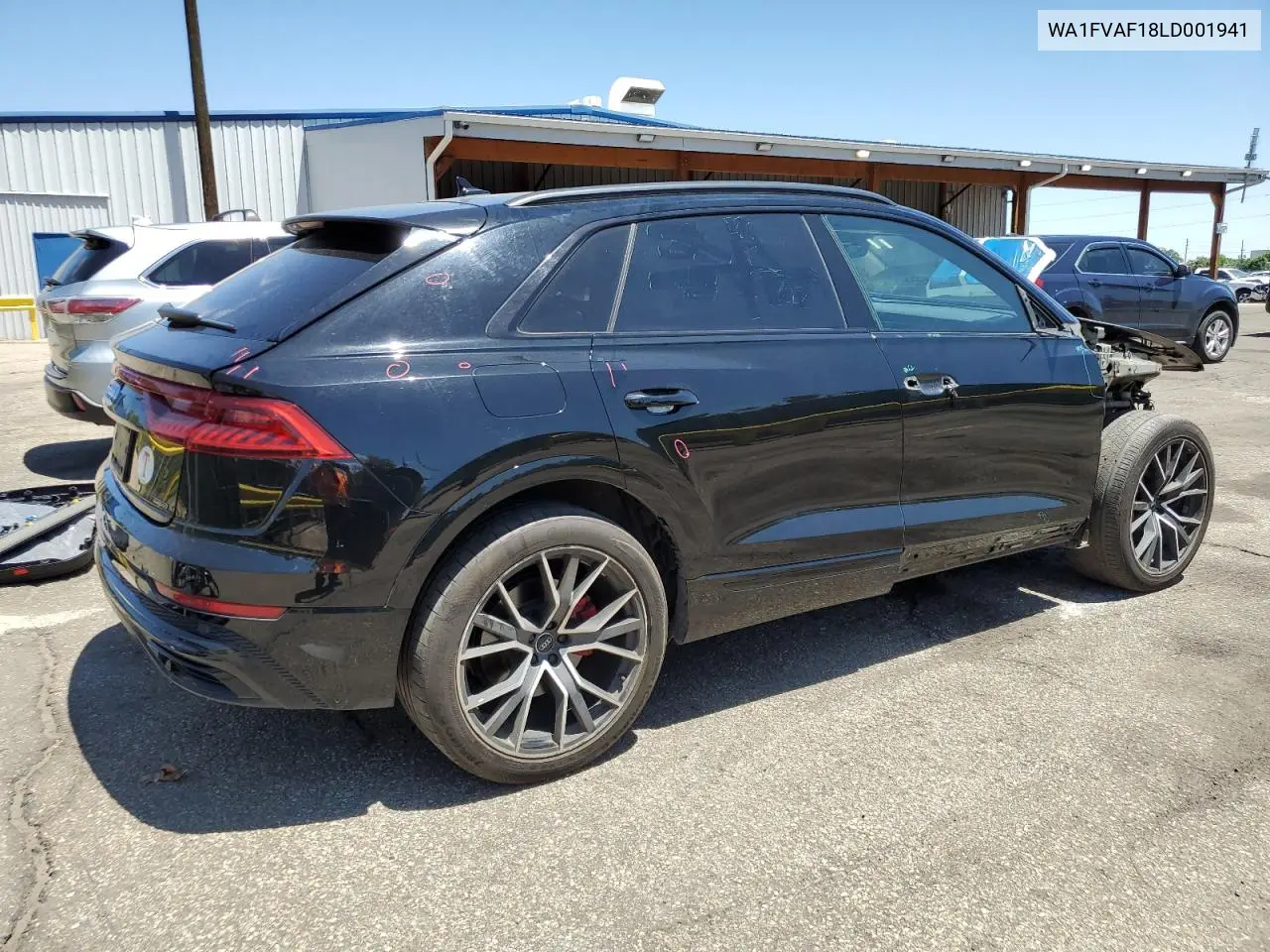 2020 Audi Q8 Prestige S-Line VIN: WA1FVAF18LD001941 Lot: 61498385