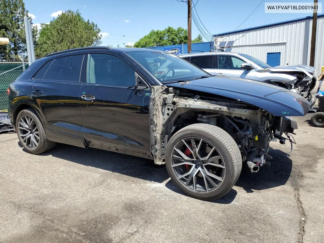 2020 Audi Q8 Prestige S-Line VIN: WA1FVAF18LD001941 Lot: 61498385
