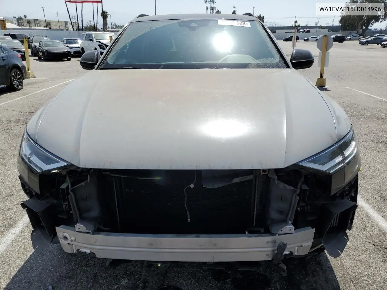 2020 Audi Q8 Premium Plus S-Line VIN: WA1EVAF15LD014996 Lot: 61673685
