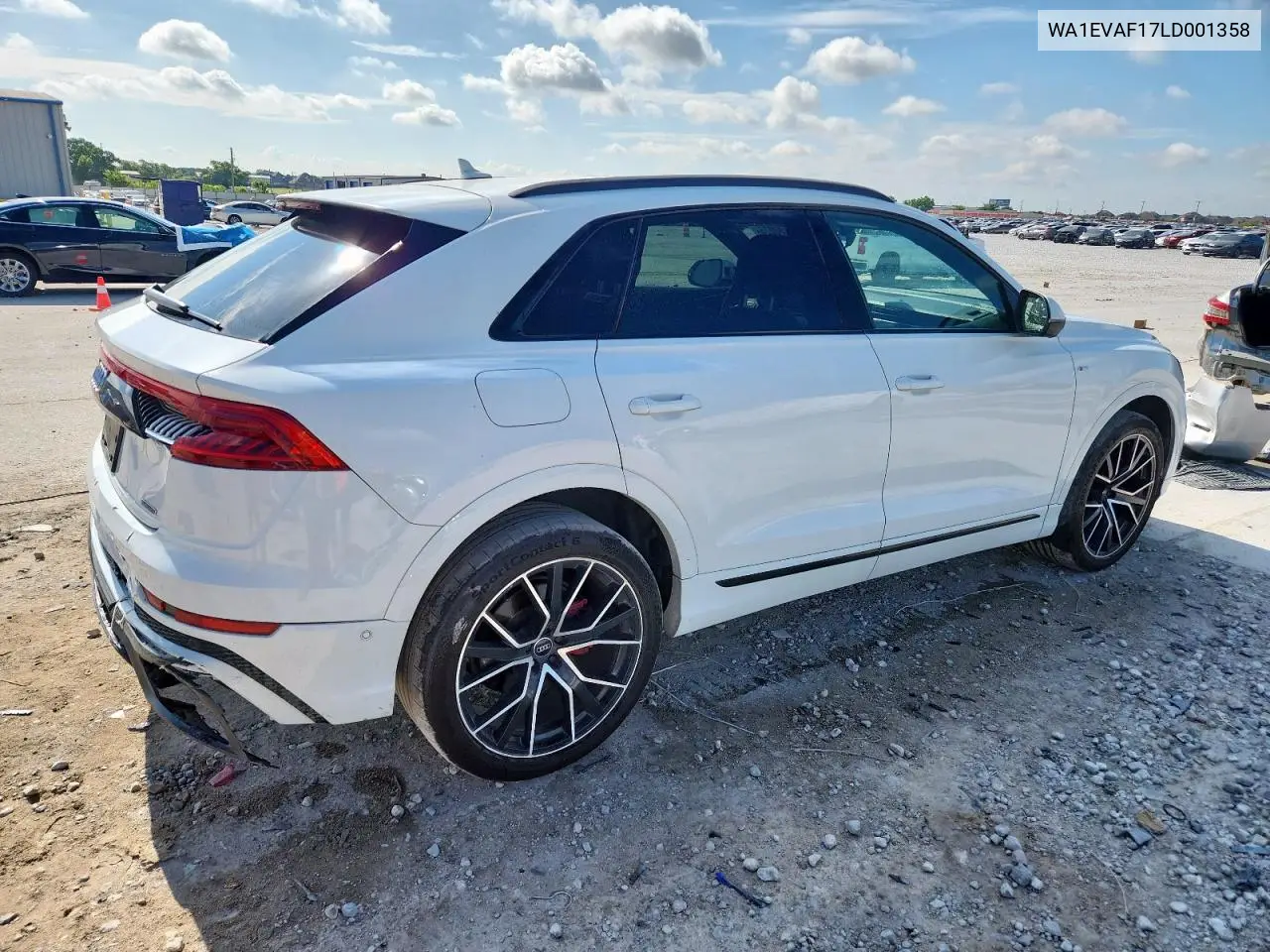 2020 Audi Q8 Premium Plus S-Line VIN: WA1EVAF17LD001358 Lot: 61780075