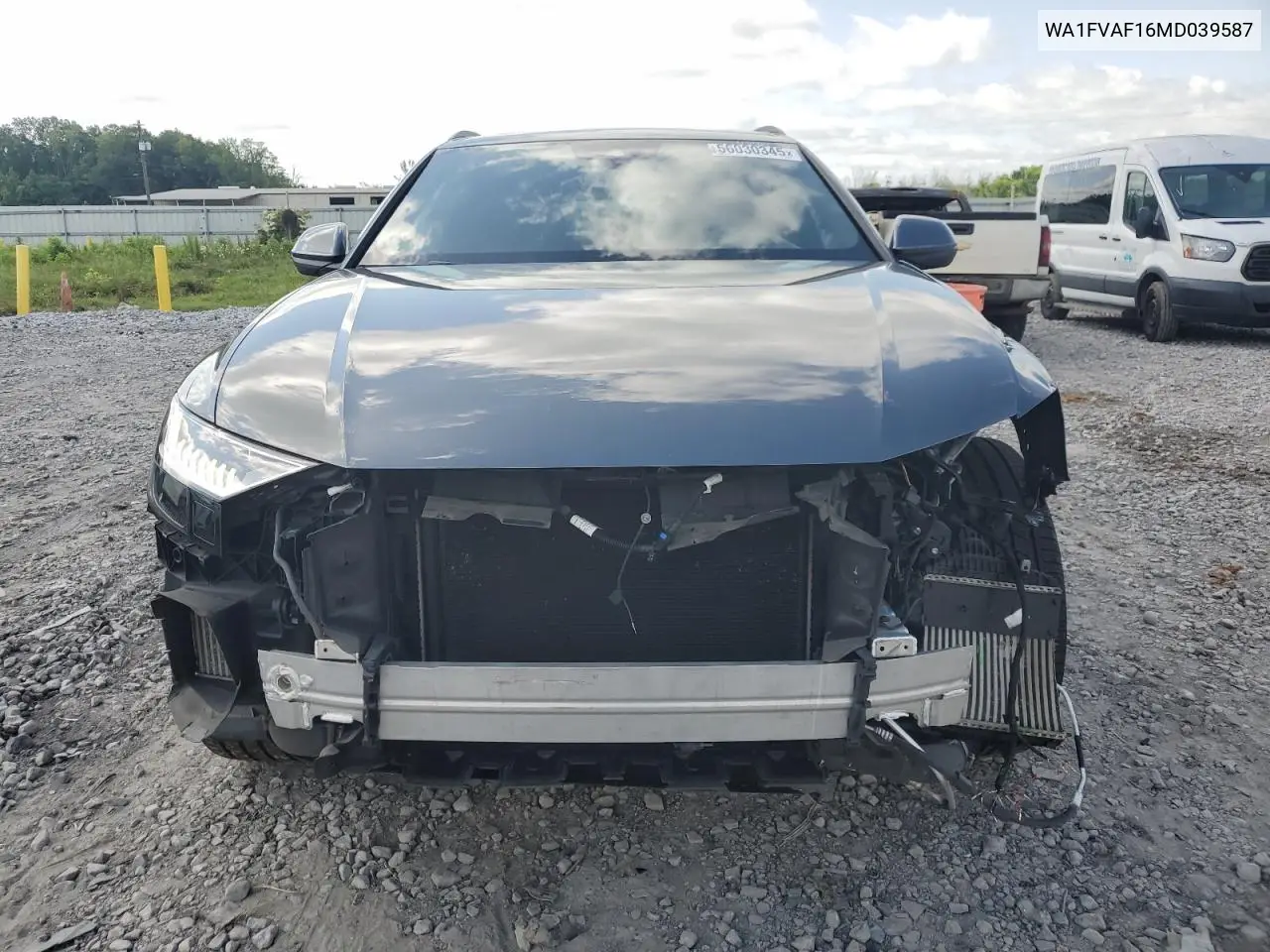 2021 Audi Q8 Prestige S-Line VIN: WA1FVAF16MD039587 Lot: 56030345