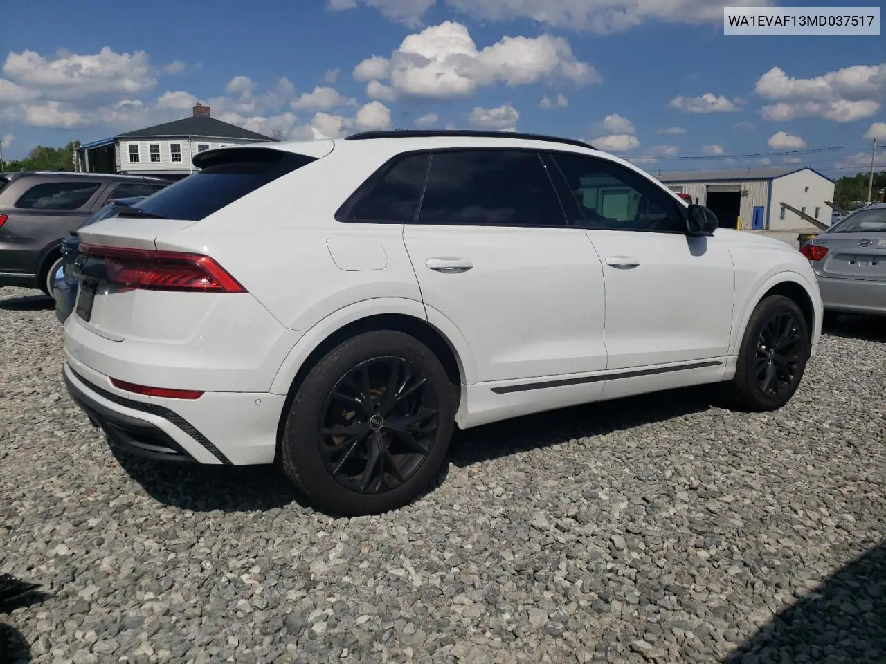 2021 Audi Q8 Premium Plus S-Line VIN: WA1EVAF13MD037517 Lot: 61543635