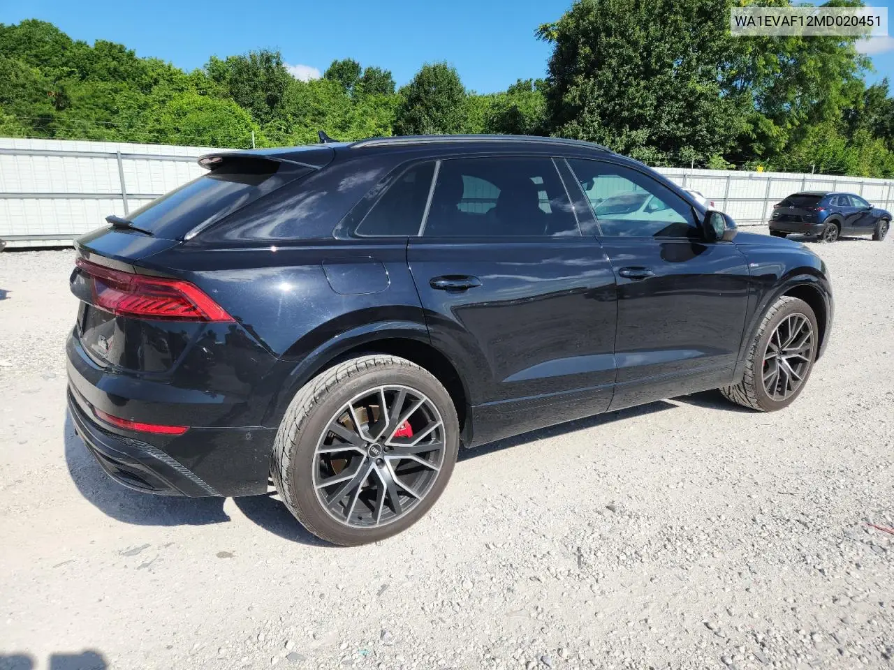 2021 Audi Q8 Premium Plus S-Line VIN: WA1EVAF12MD020451 Lot: 62409565