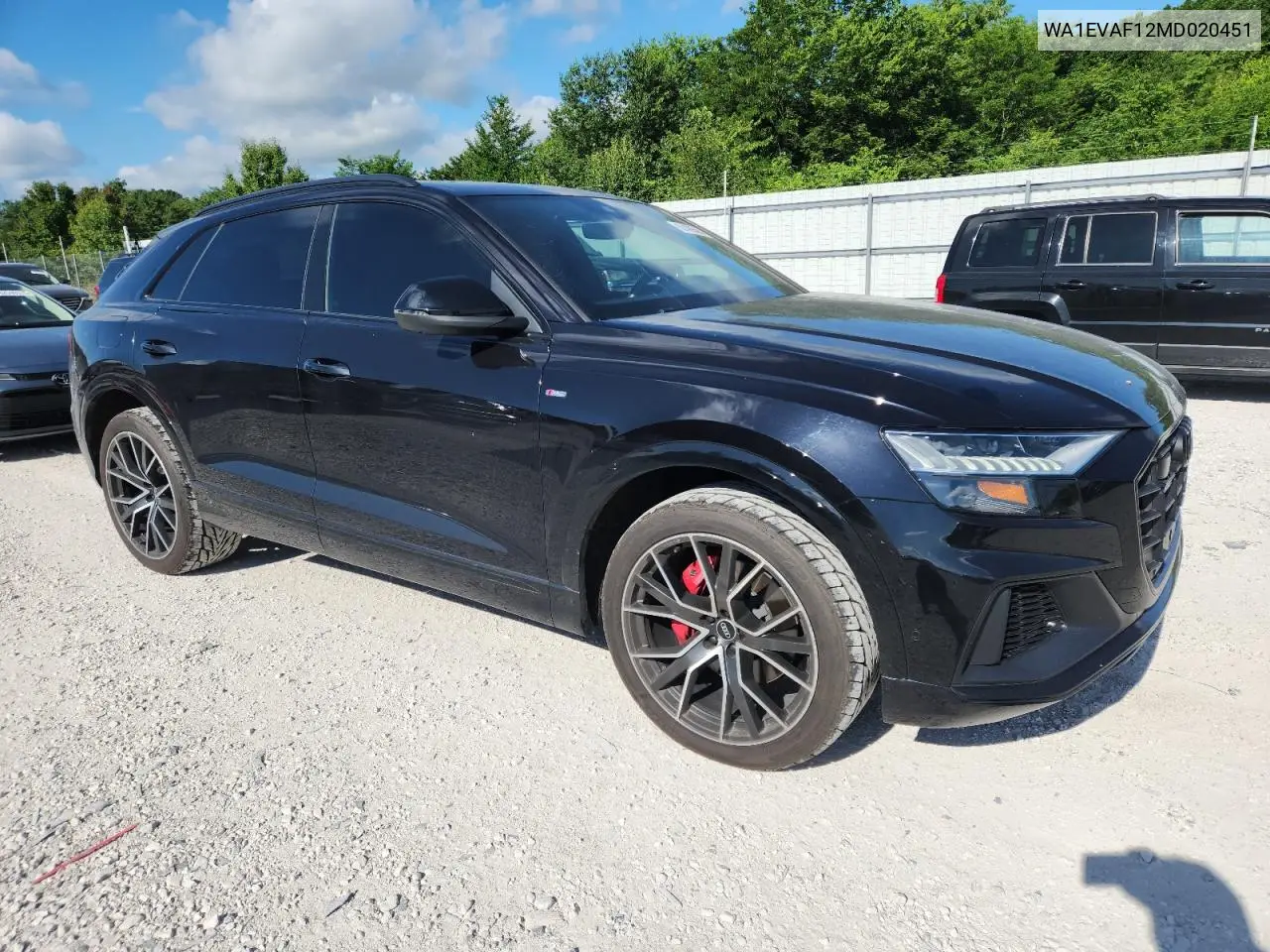 2021 Audi Q8 Premium Plus S-Line VIN: WA1EVAF12MD020451 Lot: 62409565