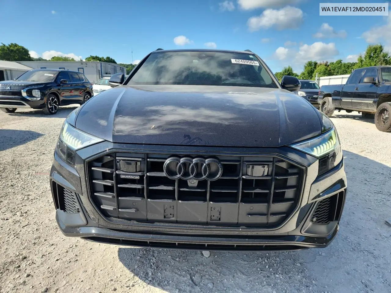 2021 Audi Q8 Premium Plus S-Line VIN: WA1EVAF12MD020451 Lot: 62409565