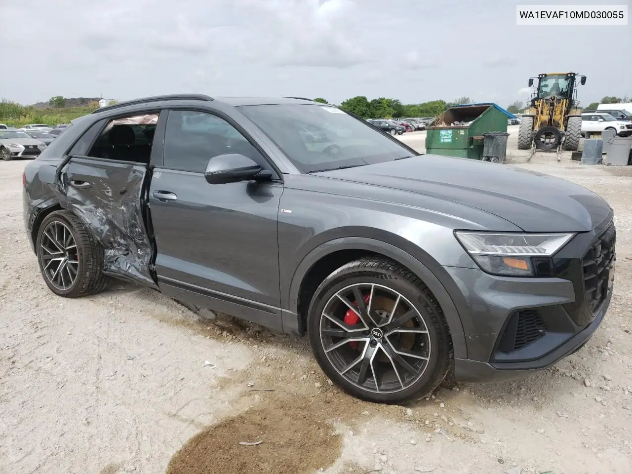 2021 Audi Q8 Premium Plus S-Line VIN: WA1EVAF10MD030055 Lot: 62982595