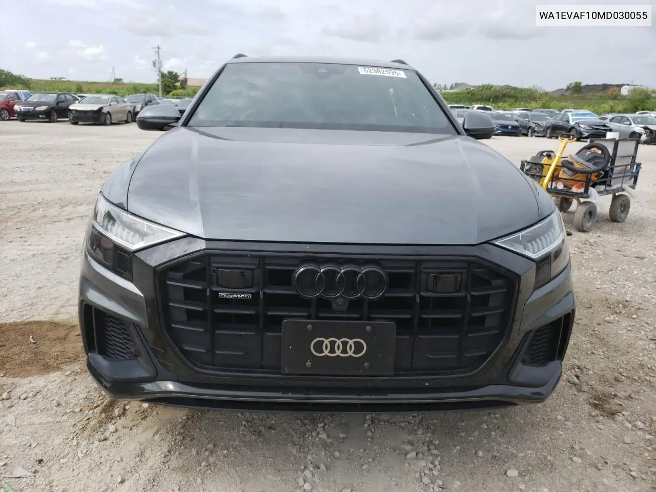 2021 Audi Q8 Premium Plus S-Line VIN: WA1EVAF10MD030055 Lot: 62982595