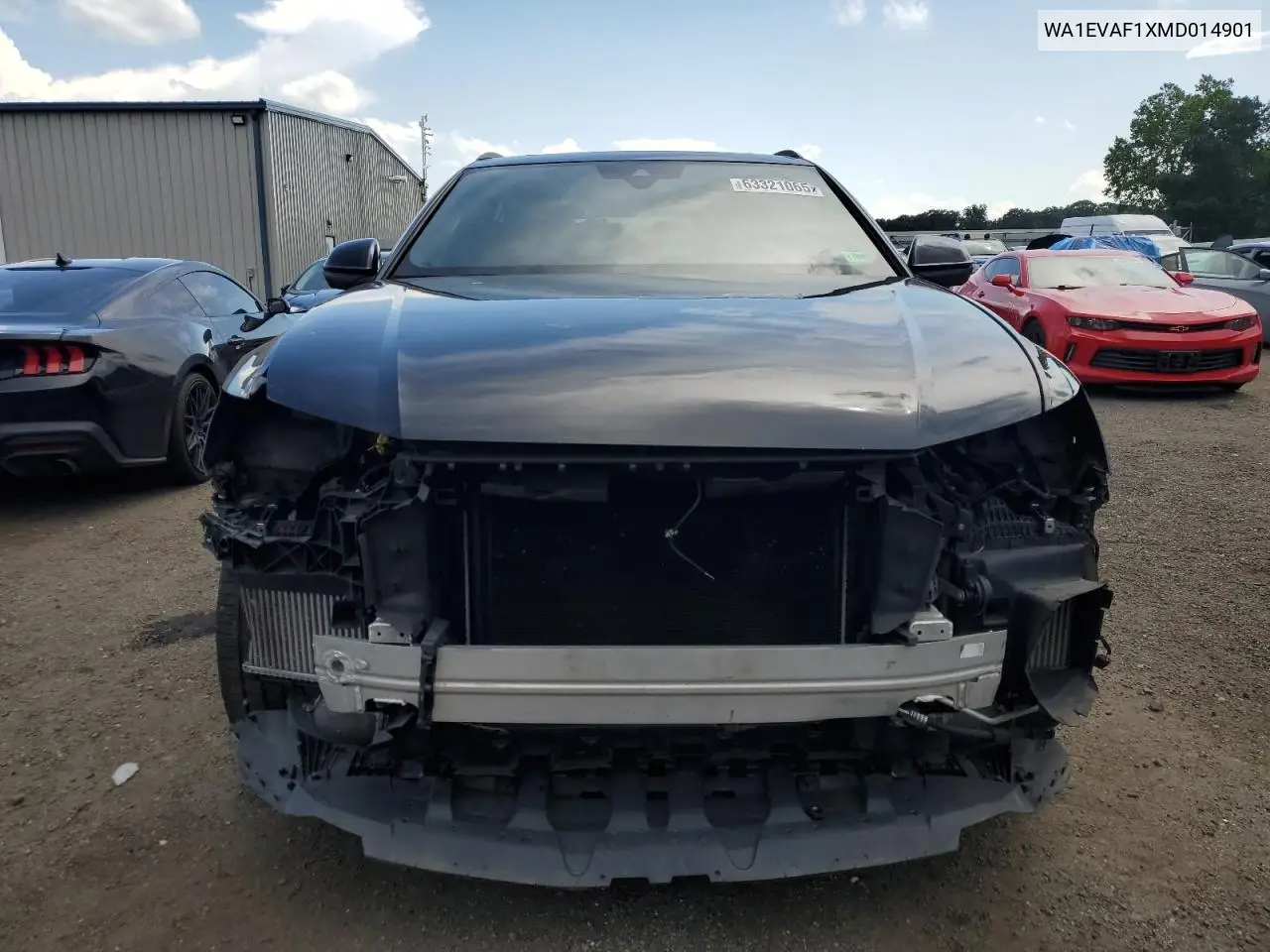2021 Audi Q8 Premium Plus S-Line VIN: WA1EVAF1XMD014901 Lot: 63321065