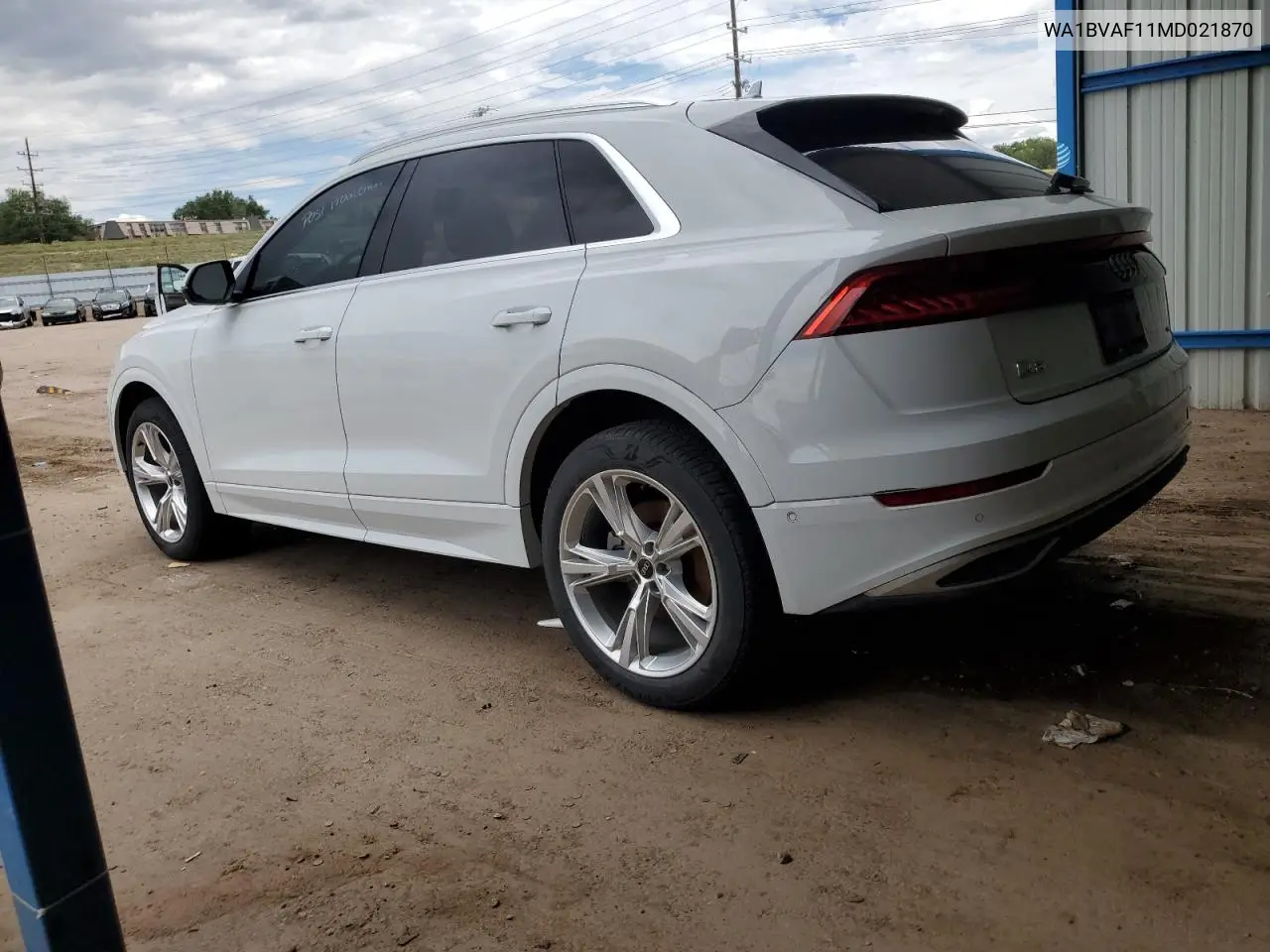 2021 Audi Q8 Premium Plus VIN: WA1BVAF11MD021870 Lot: 65349035