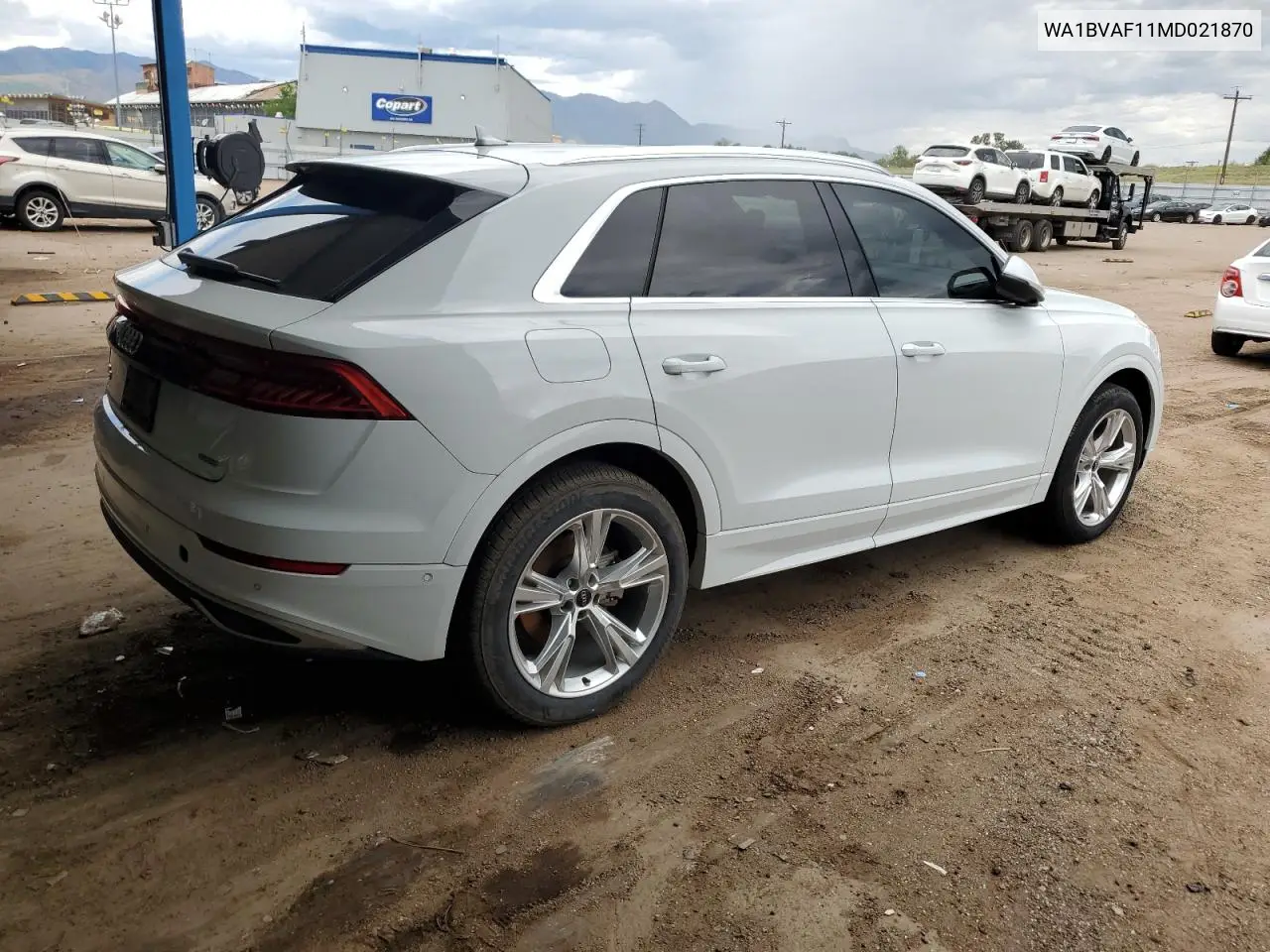 2021 Audi Q8 Premium Plus VIN: WA1BVAF11MD021870 Lot: 65349035