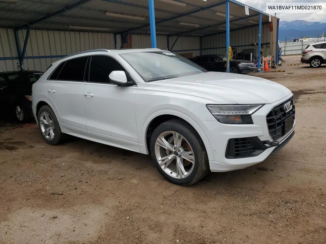 2021 Audi Q8 Premium Plus VIN: WA1BVAF11MD021870 Lot: 65349035