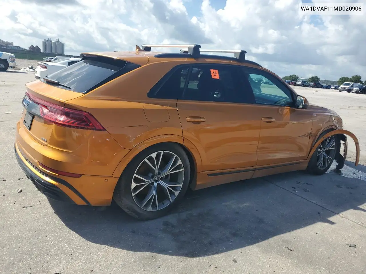 2021 Audi Q8 Progressiv VIN: WA1DVAF11MD020906 Lot: 65629915