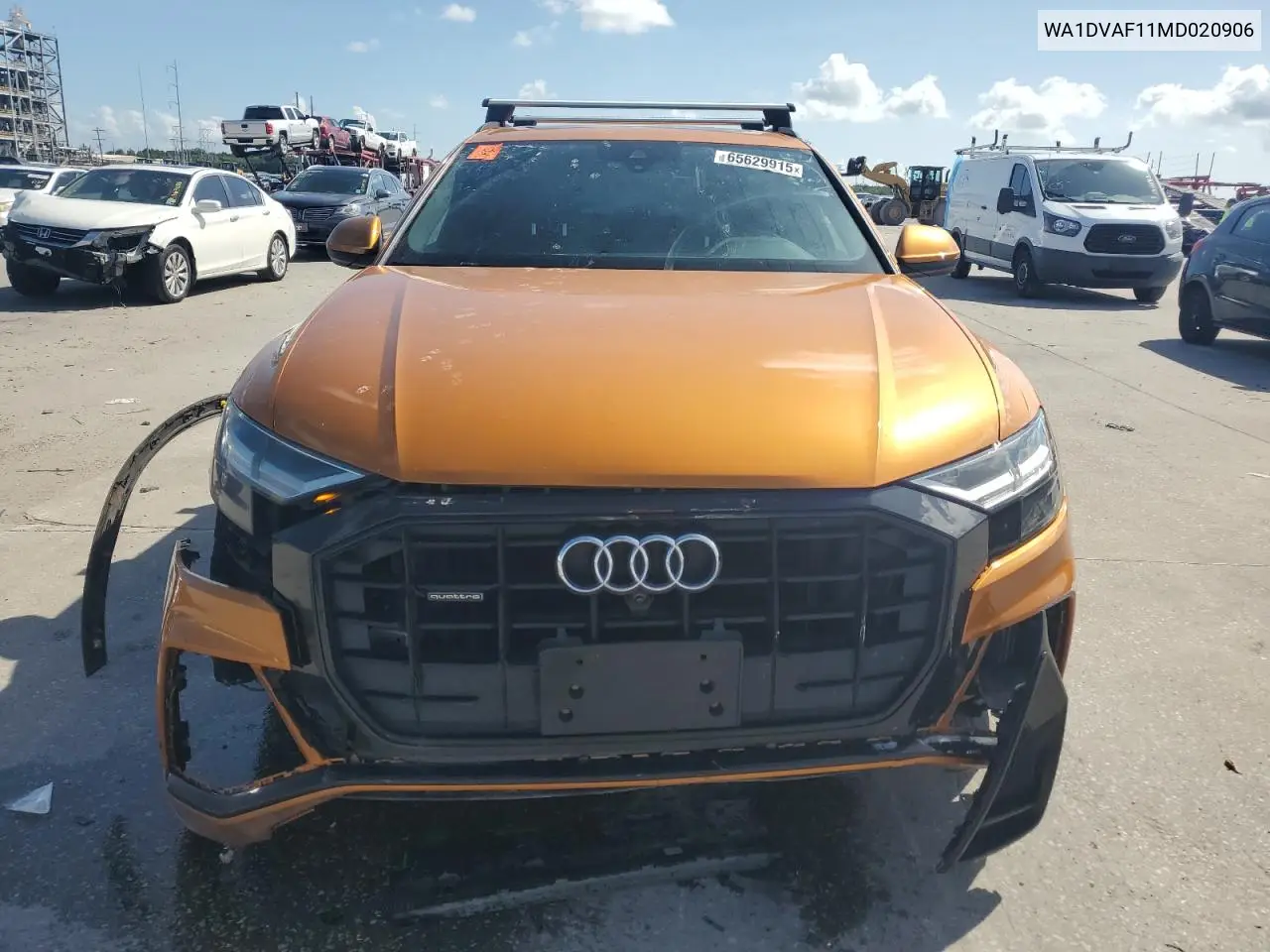2021 Audi Q8 Progressiv VIN: WA1DVAF11MD020906 Lot: 65629915