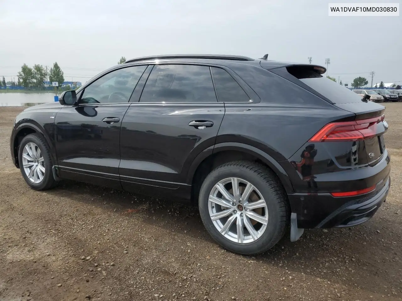 2021 Audi Q8 Progressiv VIN: WA1DVAF10MD030830 Lot: 65675205