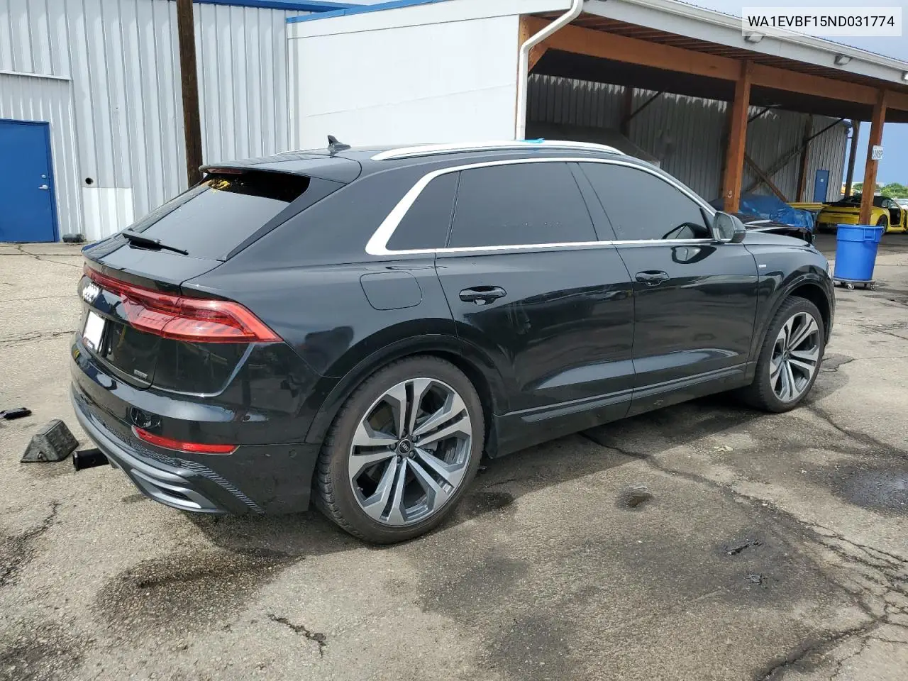 2022 Audi Q8 Premium Plus S-Line VIN: WA1EVBF15ND031774 Lot: 61594345