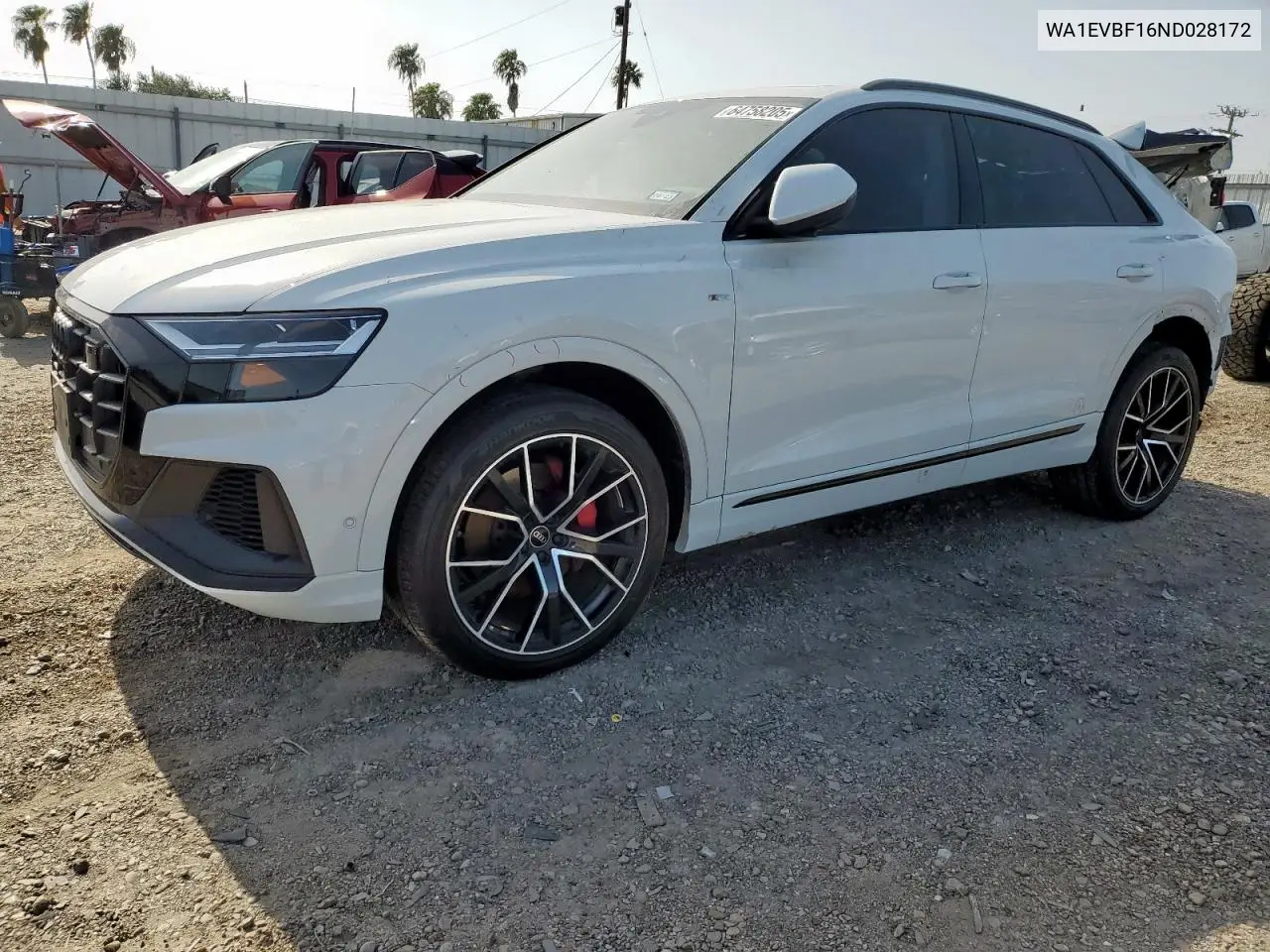 2022 Audi Q8 Premium Plus S-Line VIN: WA1EVBF16ND028172 Lot: 64758205