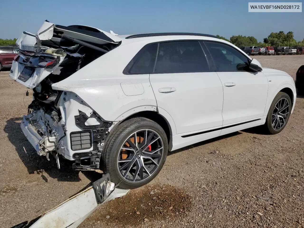 2022 Audi Q8 Premium Plus S-Line VIN: WA1EVBF16ND028172 Lot: 64758205