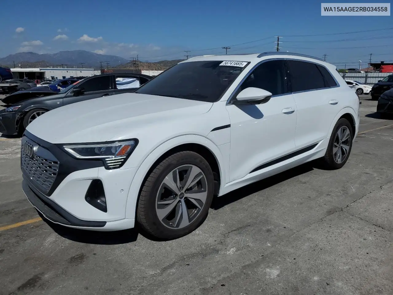 2024 Audi Q8 E-Tron Premium Plus VIN: WA15AAGE2RB034558 Lot: 56741665