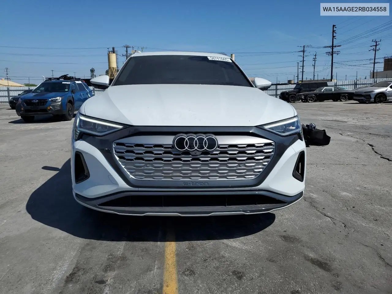 2024 Audi Q8 E-Tron Premium Plus VIN: WA15AAGE2RB034558 Lot: 56741665