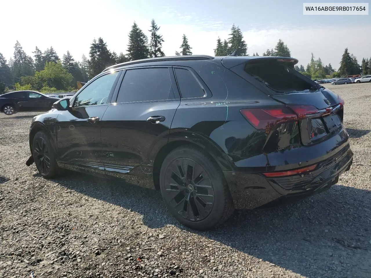 2024 Audi Q8 E-Tron Prestige VIN: WA16ABGE9RB017654 Lot: 61954885