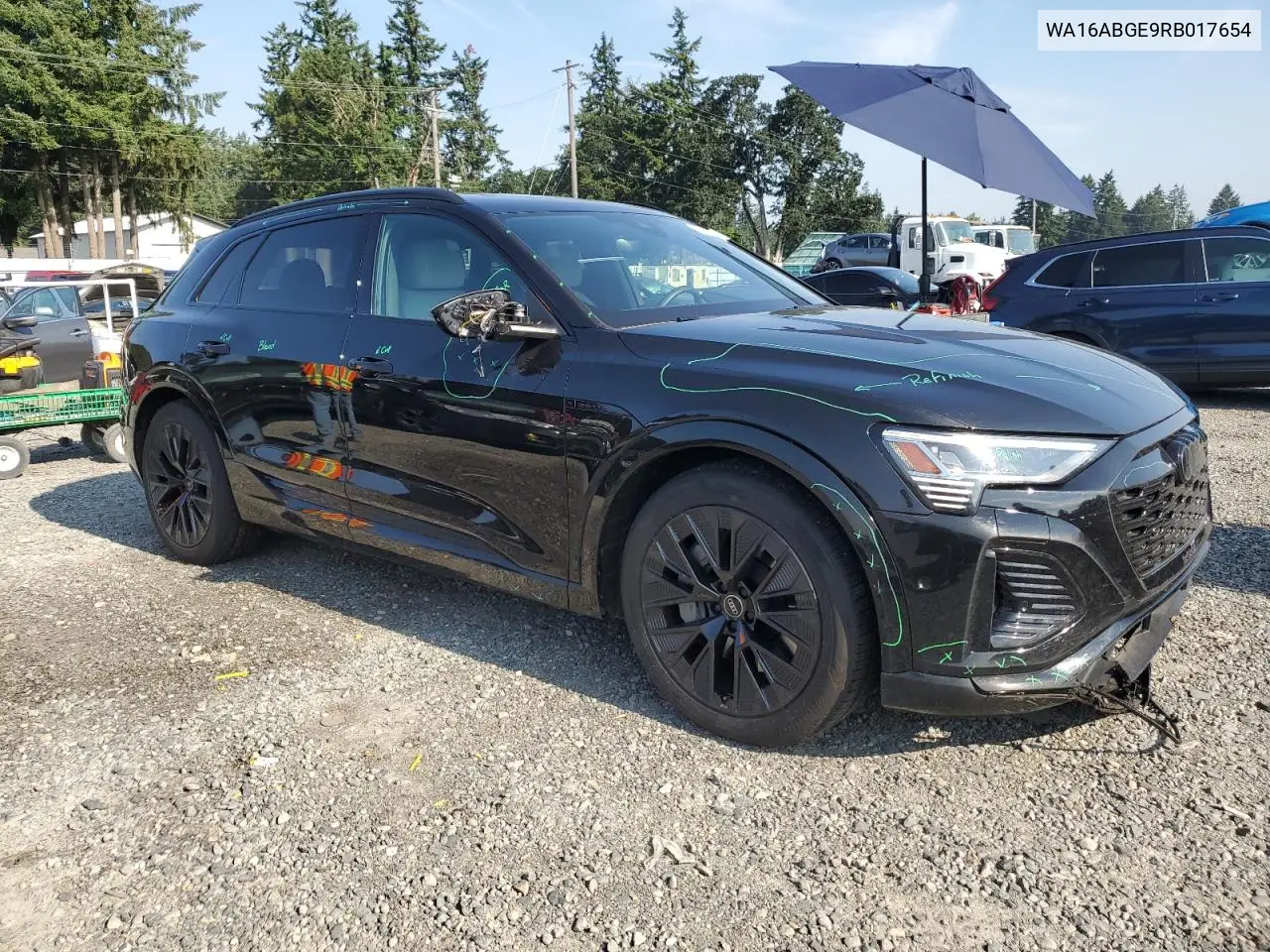 2024 Audi Q8 E-Tron Prestige VIN: WA16ABGE9RB017654 Lot: 61954885