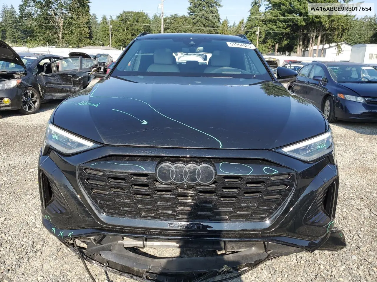 2024 Audi Q8 E-Tron Prestige VIN: WA16ABGE9RB017654 Lot: 61954885