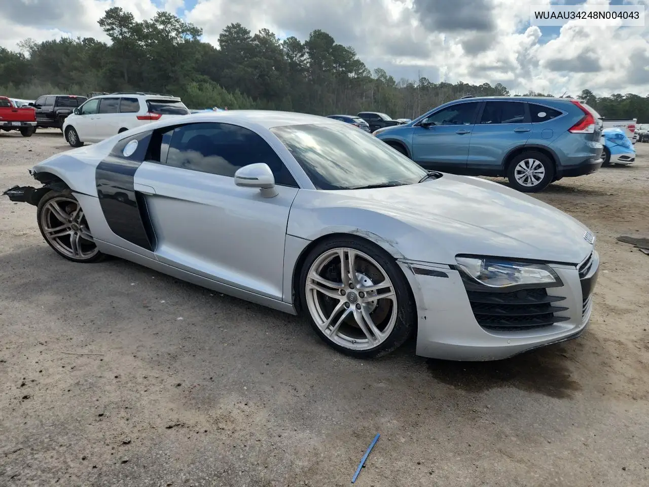 2008 Audi R8 4.2 Quattro VIN: WUAAU34248N004043 Lot: 64609415
