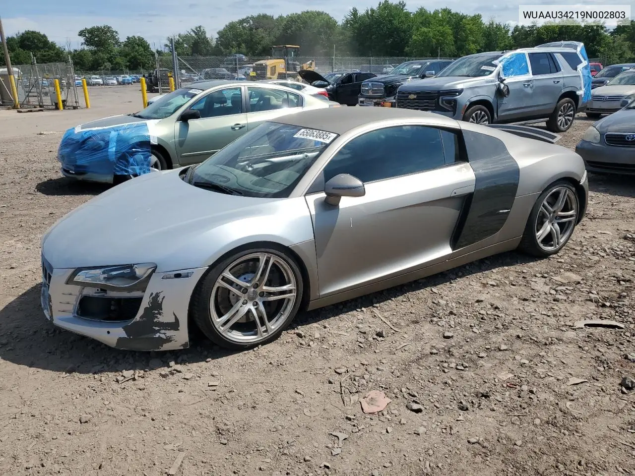 2009 Audi R8 4.2 Quattro VIN: WUAAU34219N002803 Lot: 65063885