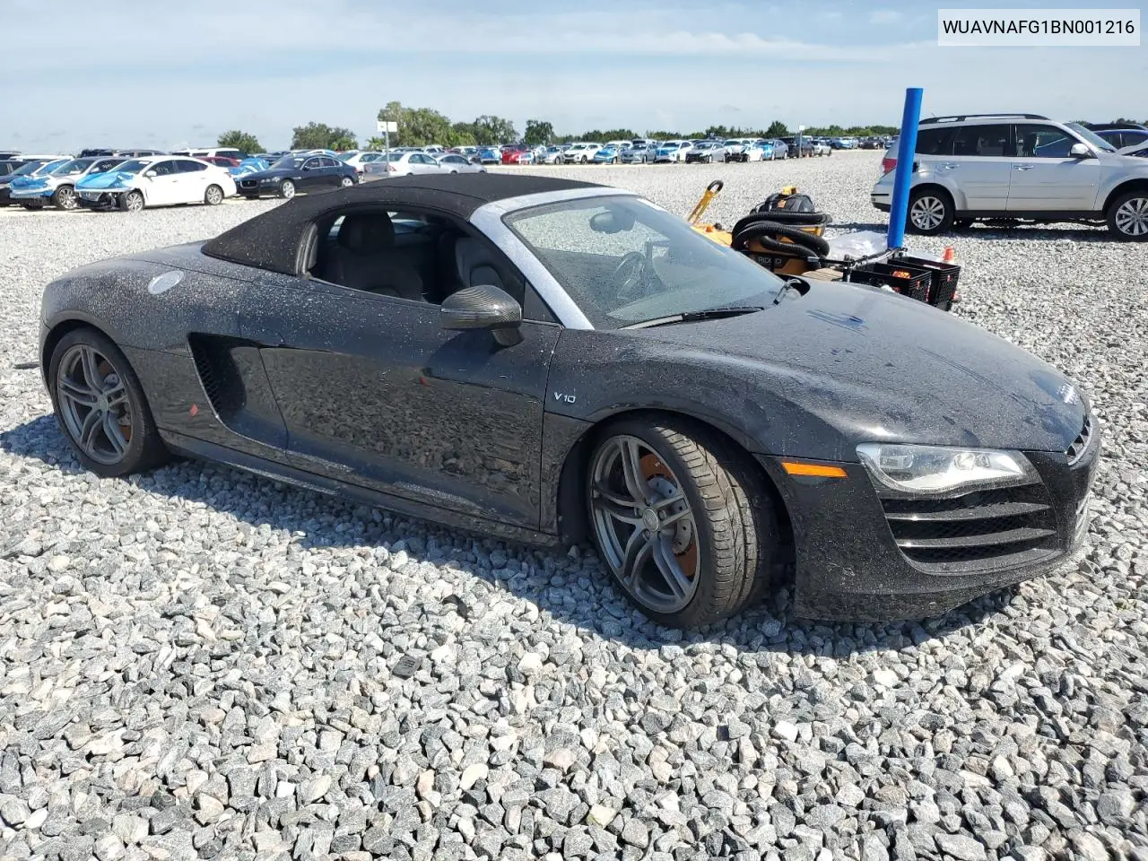 2011 Audi R8 5.2 Quattro VIN: WUAVNAFG1BN001216 Lot: 64072045