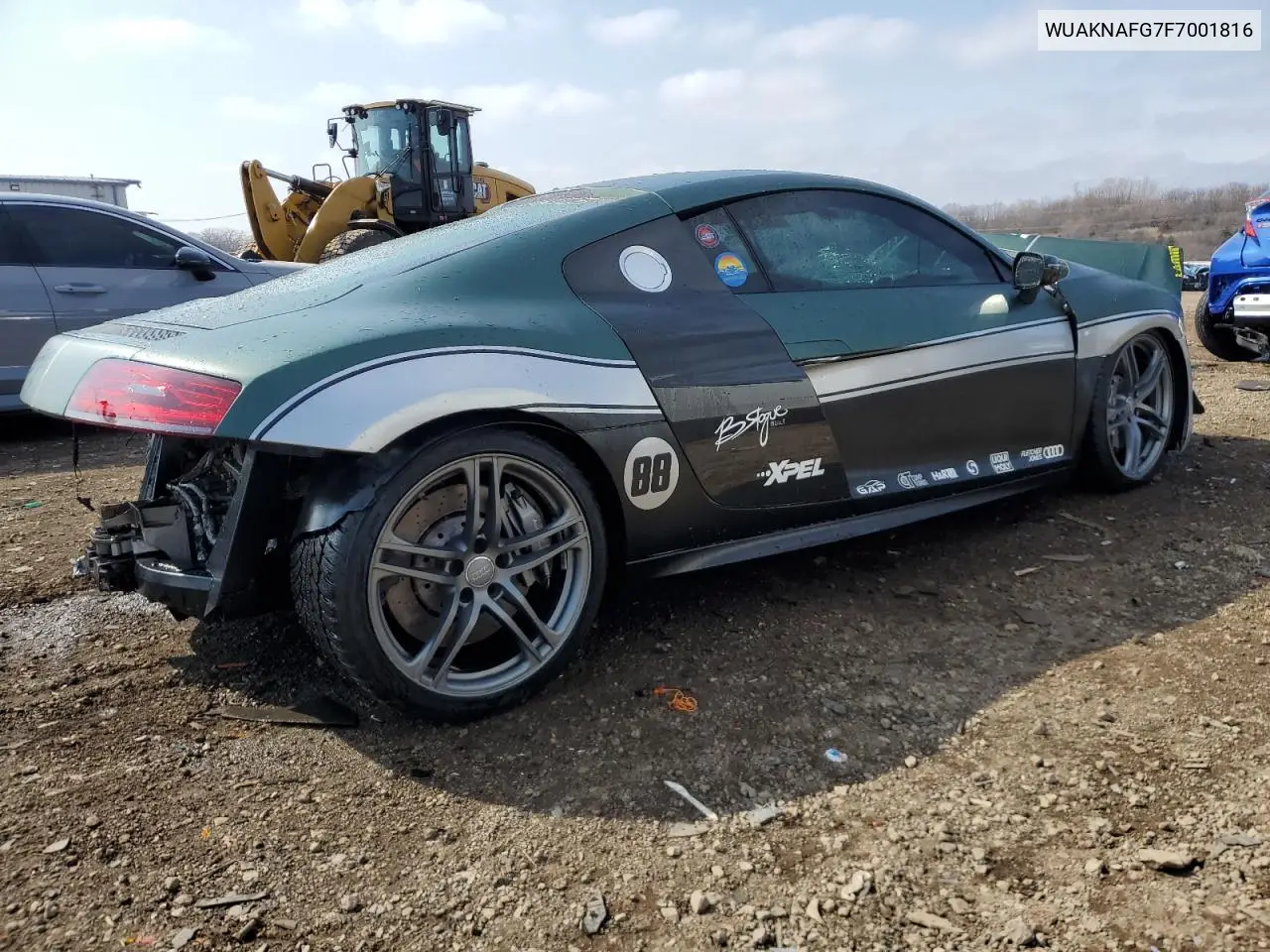 2015 Audi R8 5.2 Plus Quattro VIN: WUAKNAFG7F7001816 Lot: 52622535